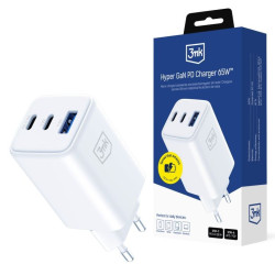 alimentatore da rete 3mk hyper gan charger 65w bianco [az3mktl3m007675]