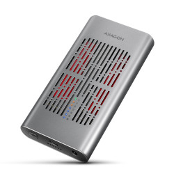 box esterno ssd axagon eem2-20gd usb-c 20gbps dual m2 [aiaxnoeem220gd0]