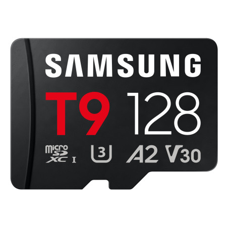 128gb scheda di memoria samsung t9 microsd nero [sfsammd128mht90]