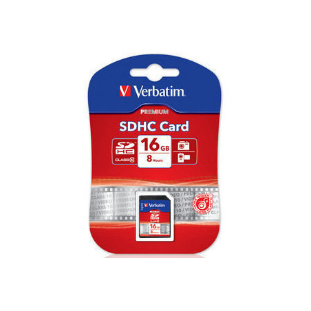 16gb scheda sd verbatim classe 10 [43962]