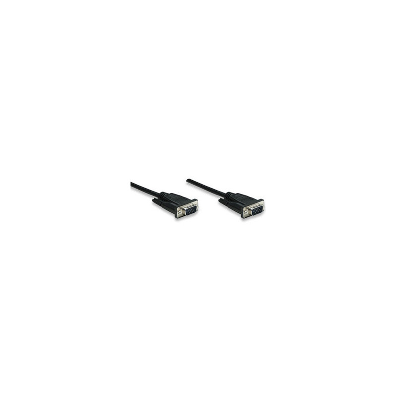 cavo monitor svga standard m/m 3,0 mt nero