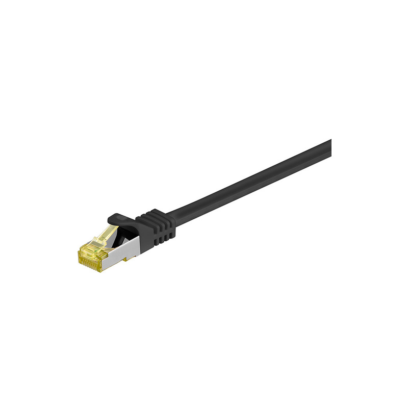 cavo di rete patch rj45 s/ftp cat7 0.50m nero pimf