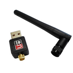 adattatore savio cl-63 wlan 150mbit/s scheda di rete e adattatore