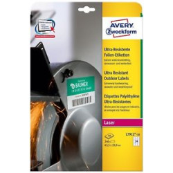 etichette avery zweckform polietilene ultra resistenti [l7912-10]