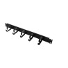 pannello passacavi logilink 19" 1u, 5 anelli, nero [or101b]