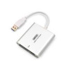 card reader unitek y-9313 bianco [y-9313]