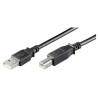cavo lanberg usb 2.0 am-af 3m nero [aklagku00000027]