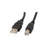 cavo lanberg usb-a(m)-usb-b(m) 1m ca-usba-11cc-0010-bk