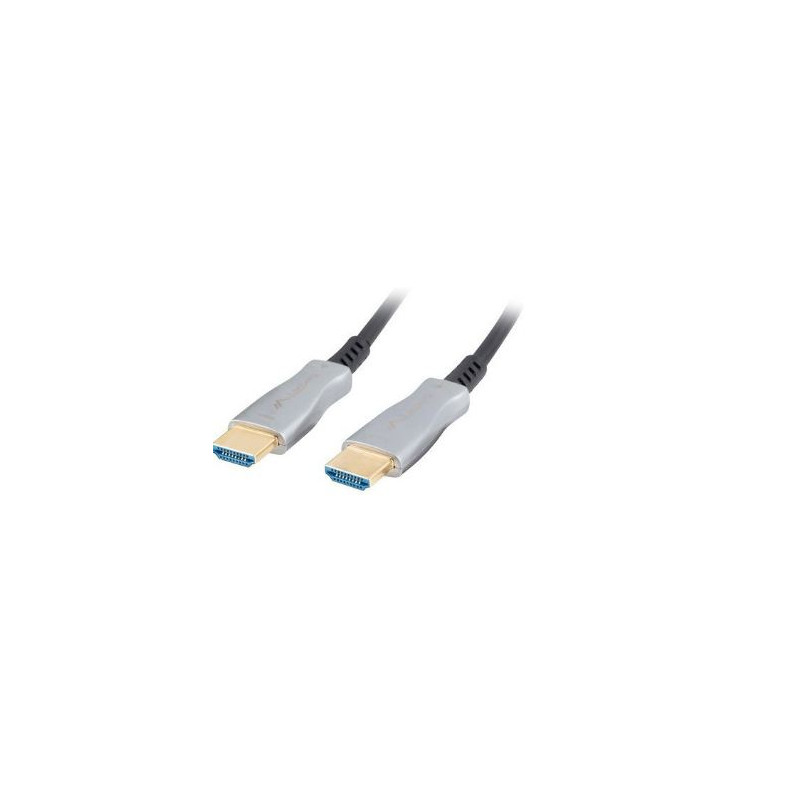 cavo lanberg hdmi m/m v2.0 ca-hdmi 30m argento nero [aklagvh00000057]