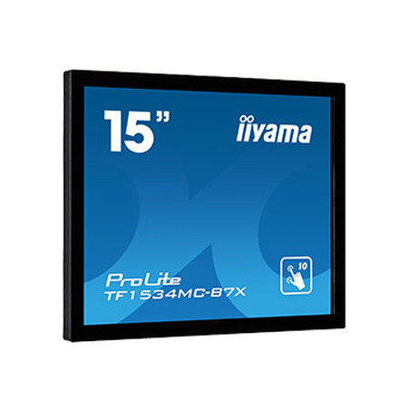 monitor touch led 15" liyama prolite tf1534mc-b7x xga 1024x768p/8ms/classe