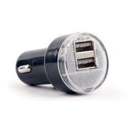 alimentatore da auto gembird eg-u2c2a-car-02 presa accendisigari