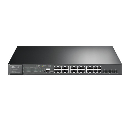 switch tp-link 24-port gigabit 4-port 10ge sfp+ l2+ managed