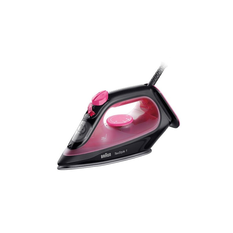 ferro da stiro braun si1070pu a secco e a vapore viola/nero [0127407004]