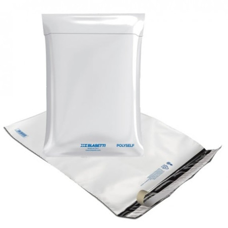 sacchetto polyself blasetti cf100 230x325cm bianco 100pz [0922]
