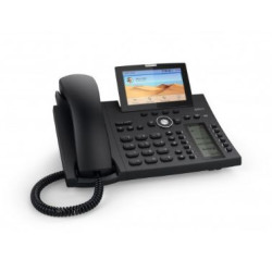 telefono snom d385n elefono ip aziendale nero [00004600]