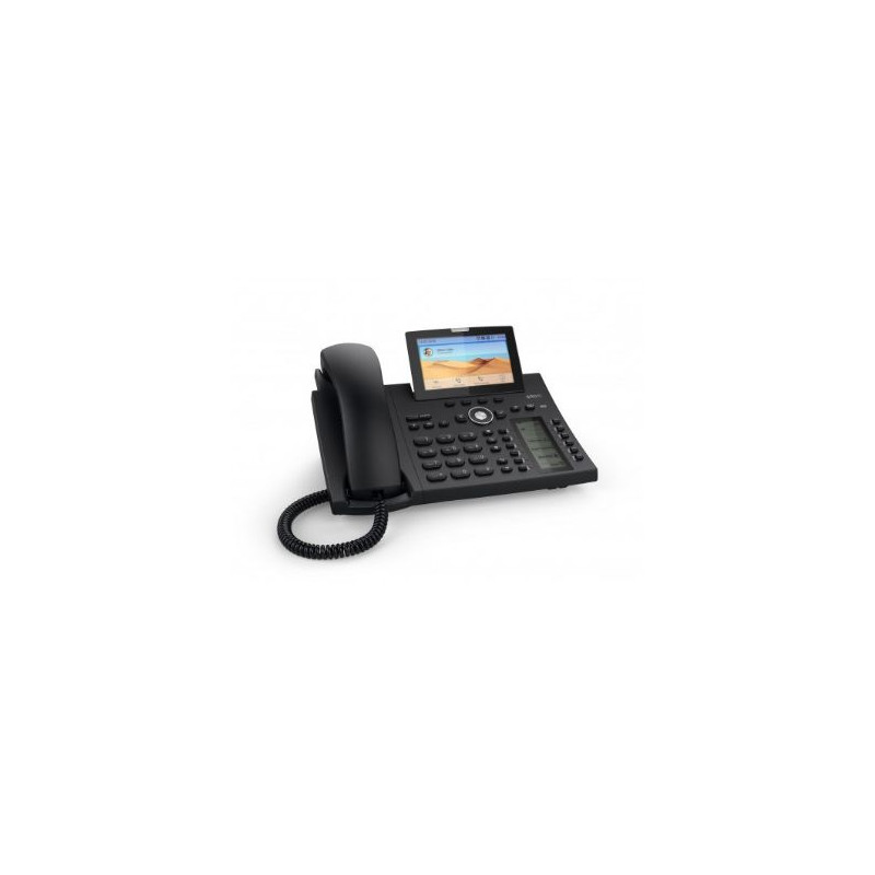 telefono snom d385n elefono ip aziendale nero [00004600]