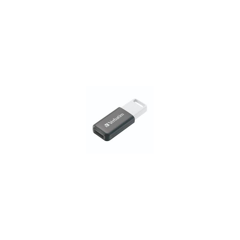 pendrive 128gb verbatim databar usb 2.0 grigio [49456]
