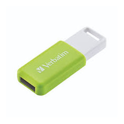 pen drive verbatim databar usb tipo-a 32gb verde [49454]