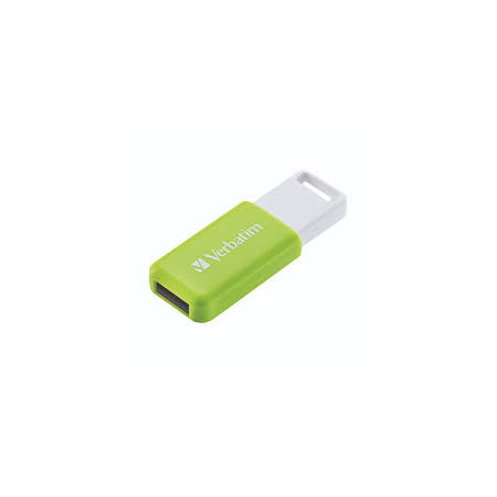 pen drive verbatim databar usb tipo-a 32gb verde [49454]
