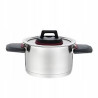 pentola maestro con manici pieghevoli 3.2l 20cm argento/nero [mr-3530-20]