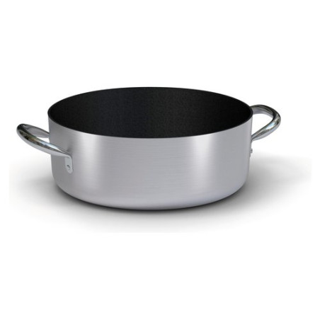 casseruola ballarini 2016.40 serie 2000 bassa 2 maniglie 40cm alluminato