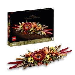 set da costruzione lego icons copricapo di fiori secchi multicolore