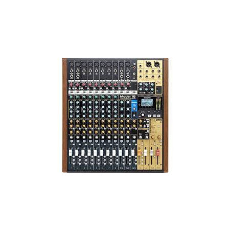 mixer audio tascam 16canali 20- 30000hz oro/nero [model 16]