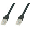 Cavo di rete techly patch in cca cat.6 nero utp 20m