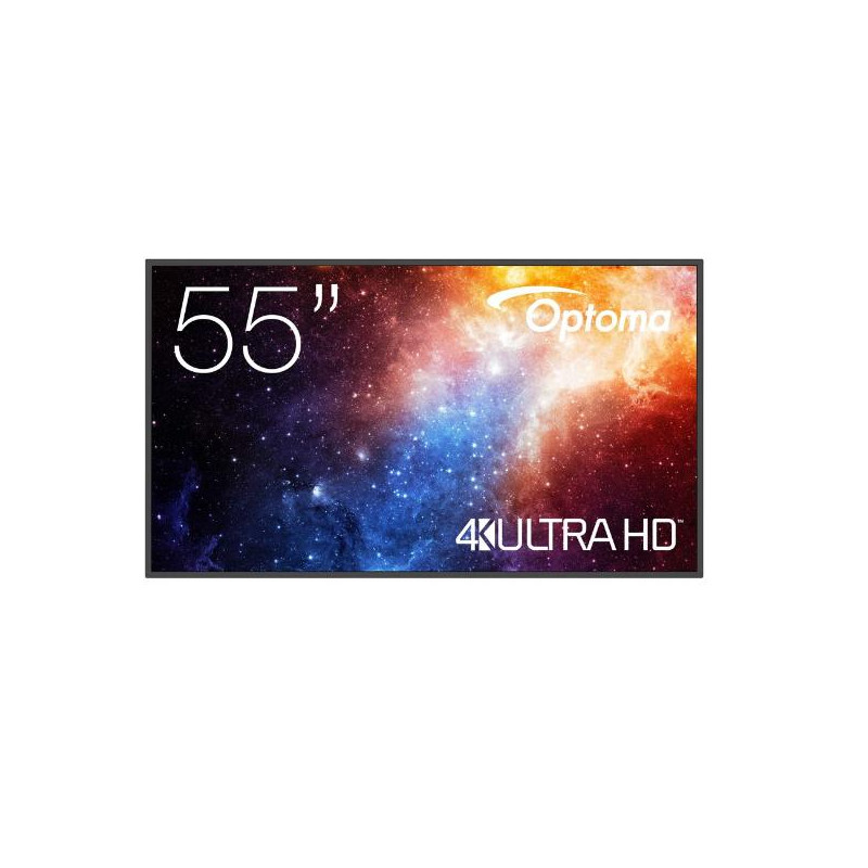 monitor digital signage led 55'' optoma n3551k connect serie