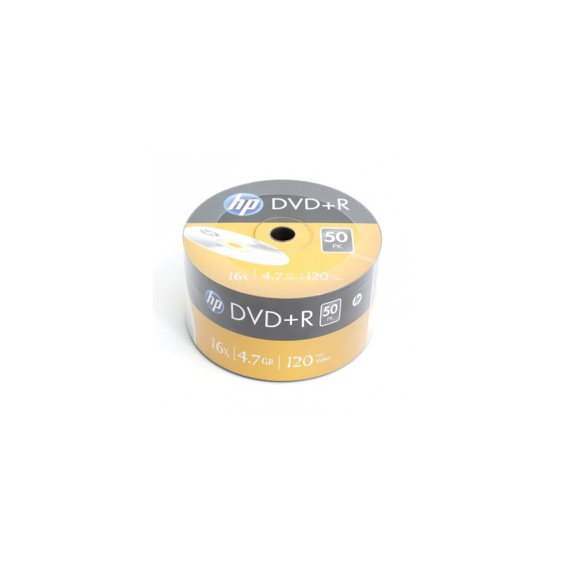 confezione dvd+r hp 16x 4.7gb/120min 50pz [dre00070]