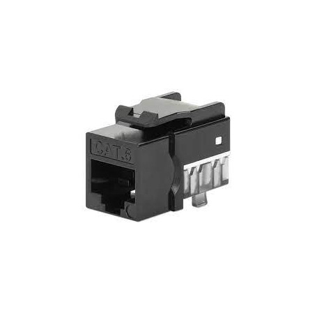 frutto keystone intellinet slim cat.6 per cavo rigido con supporto