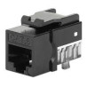 frutto keystone intellinet slim cat.6 per cavo rigido con supporto