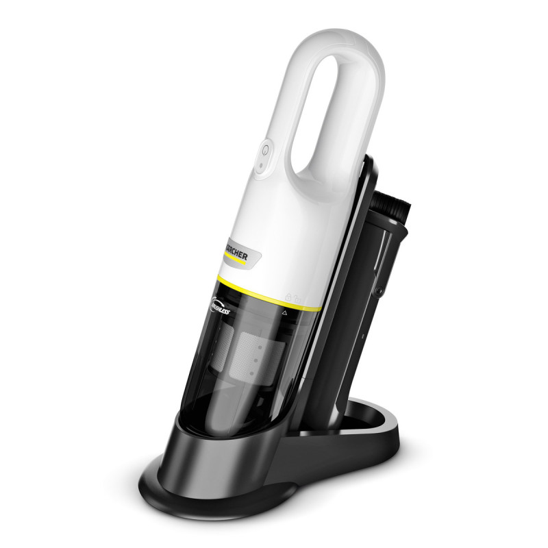 aspirapolvere portatile karcher cvh 3 plus senza sacchetto nero/bianco