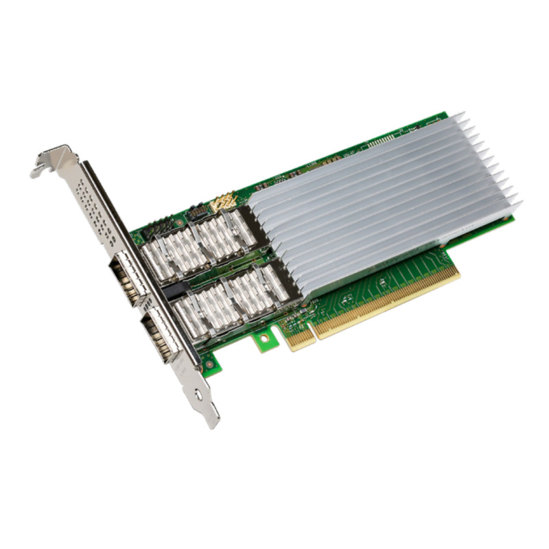 scheda di rete ethernet intel interno cablato 100gb 2 porte per server/workstation