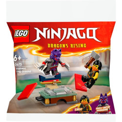lego ninjago campo allenamento del torneo multicolore 49pz [30675]