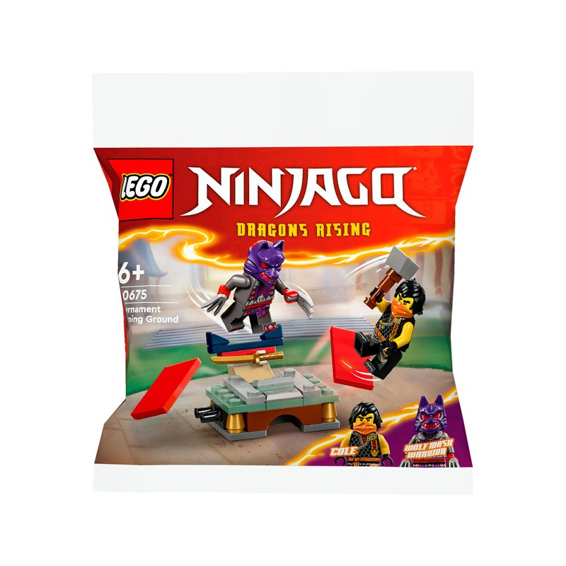 lego ninjago campo allenamento del torneo multicolore 49pz [30675]