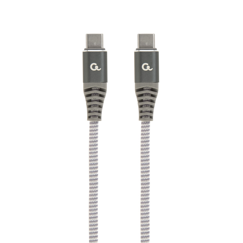 cavo usb gembird premium usb-c 2.0 60w 1.5m grigio [akgemku00000061]