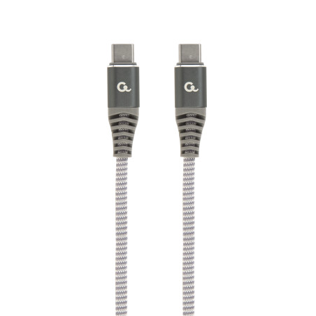cavo usb gembird premium usb-c 2.0 60w 1.5m grigio [akgemku00000061]