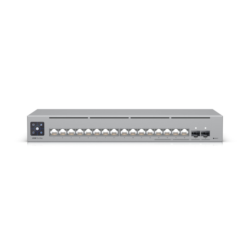 switch ubiquiti pro max 16 l3 16 porte gigabit ethernet 100/1000/2500