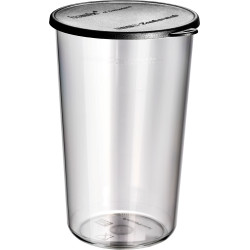 bicchiere di miscelazione unold in plastica 0.6l trasparente [7126]