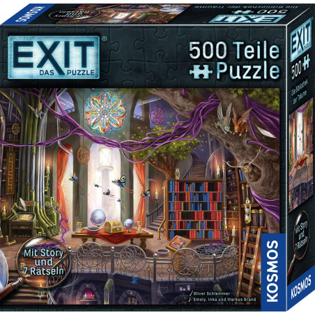 puzzle kosmos exit das la biblioteca dei sogni 500pz multicolore
