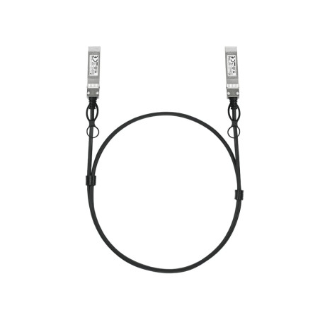 cavo di collegamento tp-link omada sfp28 m/m 1m nero/argento
