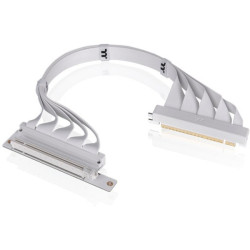 cavo thermaltake pci-e 4.0 doppio 90 gradi 40cm bianco [ac-077-co6otn-c1]