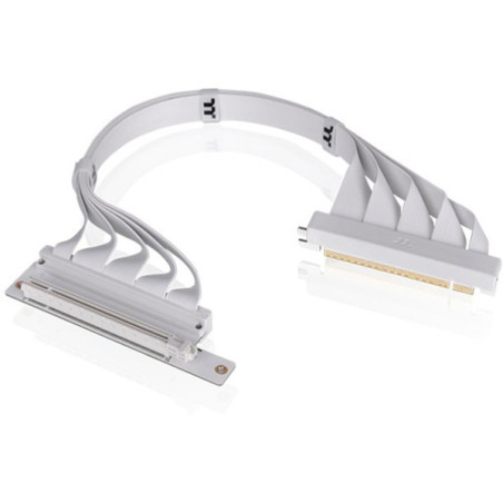cavo thermaltake pci-e 4.0 doppio 90 gradi 40cm bianco [ac-077-co6otn-c1]