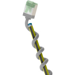 cavo di rete goobay patch rj-45 cat.8.1 u/ftp 0.5m grigio [74345]