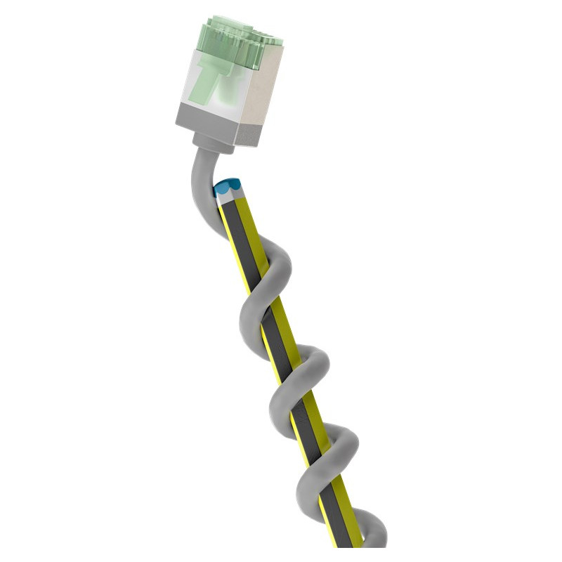 cavo di rete goobay patch rj-45 cat.8.1 u/ftp 0.5m grigio [74345]