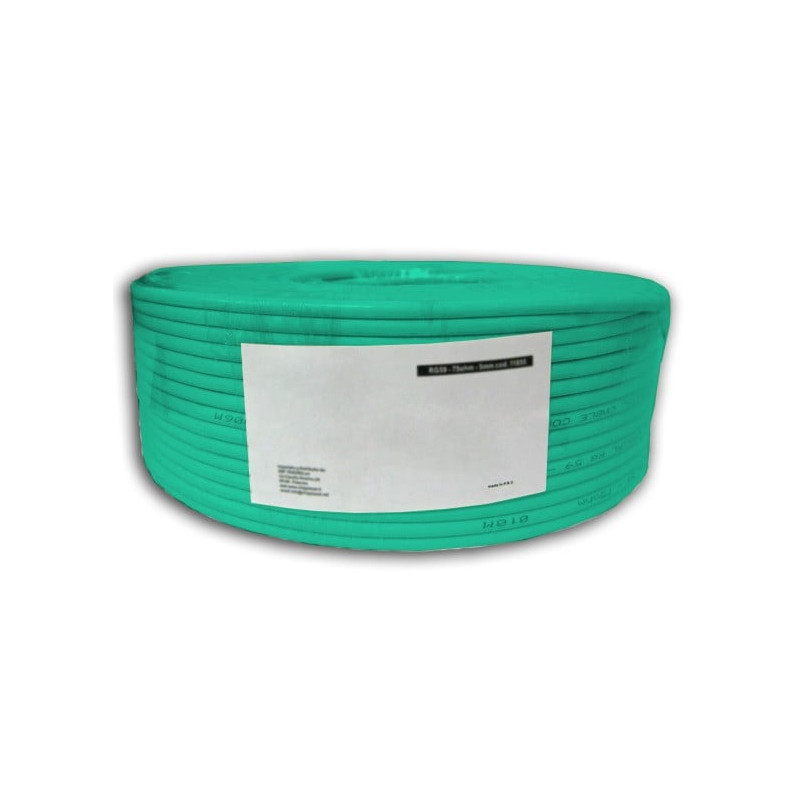 Cavo di rete oem matassa s/ftp cat.7 rame lszh 100m verde