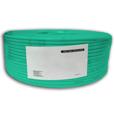 Cavo di rete oem matassa s/ftp cat.7 rame lszh 100m verde