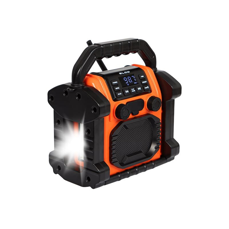 radio blow ra14 portatile am/fm bluetooth 20w nero/arancione [ubblorp00077552]