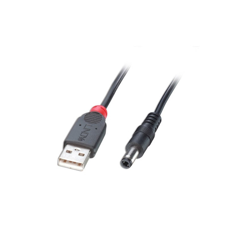 Cavo usb lindy a st dc 5,5/2,5mm st 1,5m [70267]